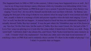 The Time I Saw Tubby Bye-Bye Happen In Barney & Friends