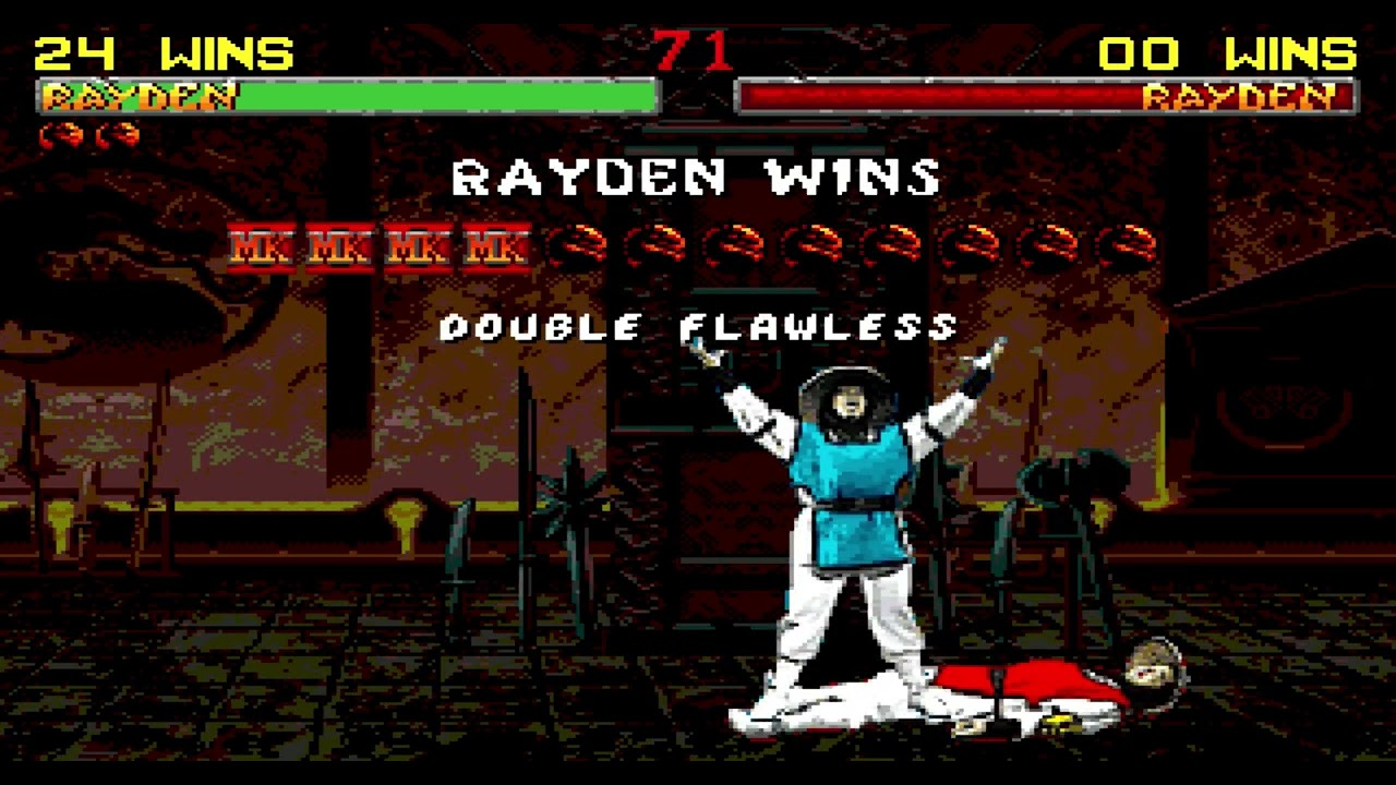 Mortal Kombat Legacy Collection Mortal Kombat 2 Sega 32X Version Raiden Fatality 1