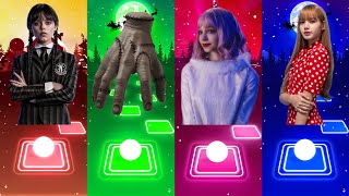 Wednesday vs Thing vs Edin vs Lisa Money |Tiles Hop EDM Rush screenshot 3