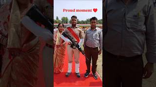 #proudmoment#maapapa #biharpolice#passingoutparade#khakhivardi#policeacademy#trening#trending#police