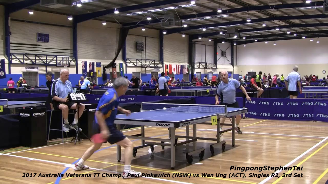 Australian Veterans Table Tennis Rankings Elcho Table