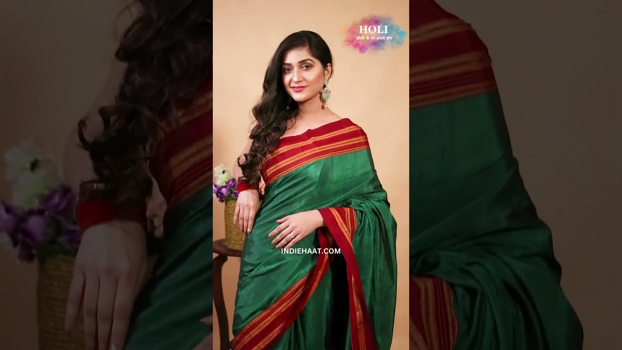 Ilkal Handloom Cotton Silk Saree