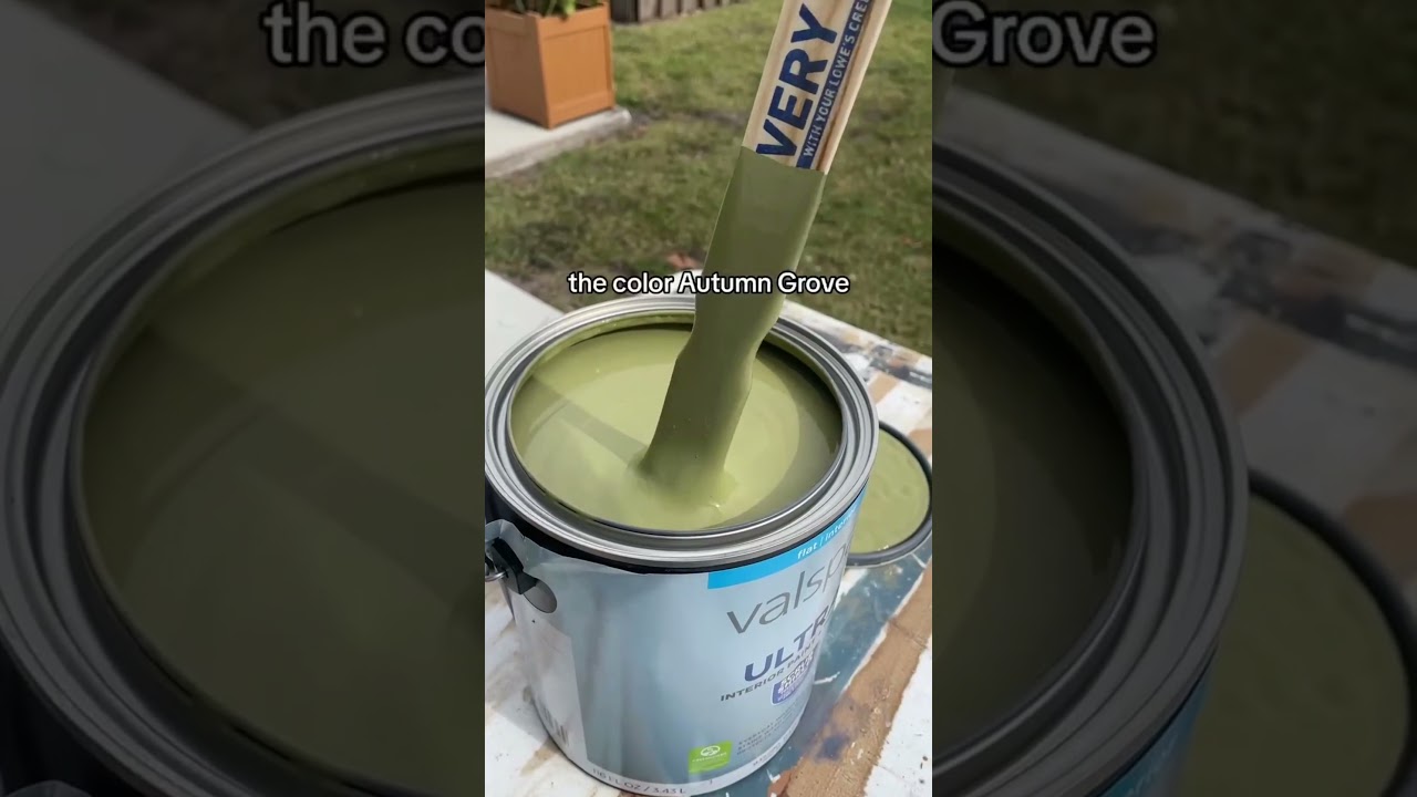 painting our ceiling green! 