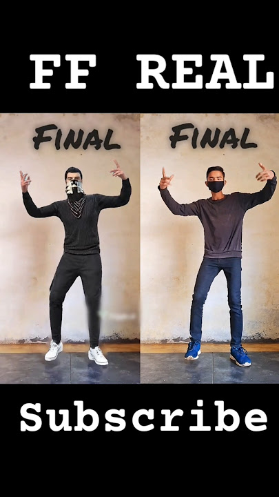 Ai editing free fire emote in real life #shortsfeed #freefire #aiediting