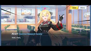 Blue Archive:  MomoTalk With Akari LVL 2 EP 1 Setting The Pace