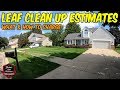 Breaking Into Leaf Clean Ups? ► Start Here. (How We Charge)