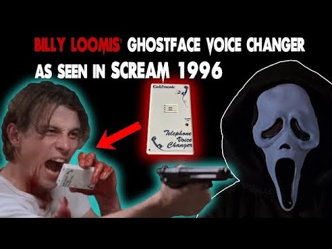 Scream 1996 Ghostface Voice Changer found! - YouTube