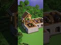 Minecraft Starter Duo House 🏡 Use 3D guide on Heybuilds.com link in my profile 📝 ft.@hiboukyt