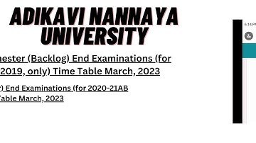 AKNU  UG CBCS V Semester (Backlog) End Examinations (for 2017, 2018 & 2019AB only) Time Table Marc