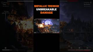 MKX | Metallic Tremor HAS UNBREAKABLE DAMAGE! | Mortal Kombat X 2025 #shorts #mkx #fgc #combos #mkxl