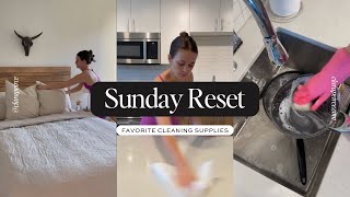 SUNDAY RESET: Weekly Cleaning Routine \& Favorite Cleaning Products!
