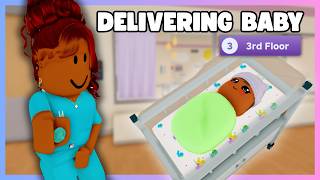 How to Deliver a Baby in NEW 3rd Floor Maternity Unit 👶🚑 Maple Hospital Roblox
