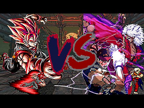 Evil Goku vs Evil Ryu & Violent Ken