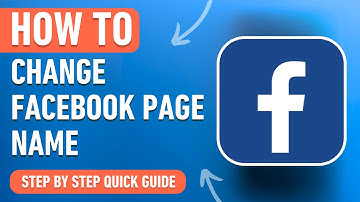 How to Change Facebook Page Name (Easy Tutorial)