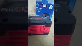 unboxing 18v 8.0amp hour bosch original  battery #procore #bosc #hammerdrill #diy #makita
