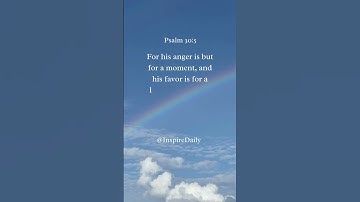 Thumbnail of Joy Comes in the Morning: Psalm 30:5 Daily Inspiration #dailyscripture  #inspiredaily #scripture