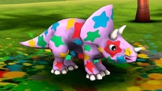 Dino Tales Jr   Colorful Dinosaur Puzzle Storytelling and Music for Kids by Kua screenshot 2