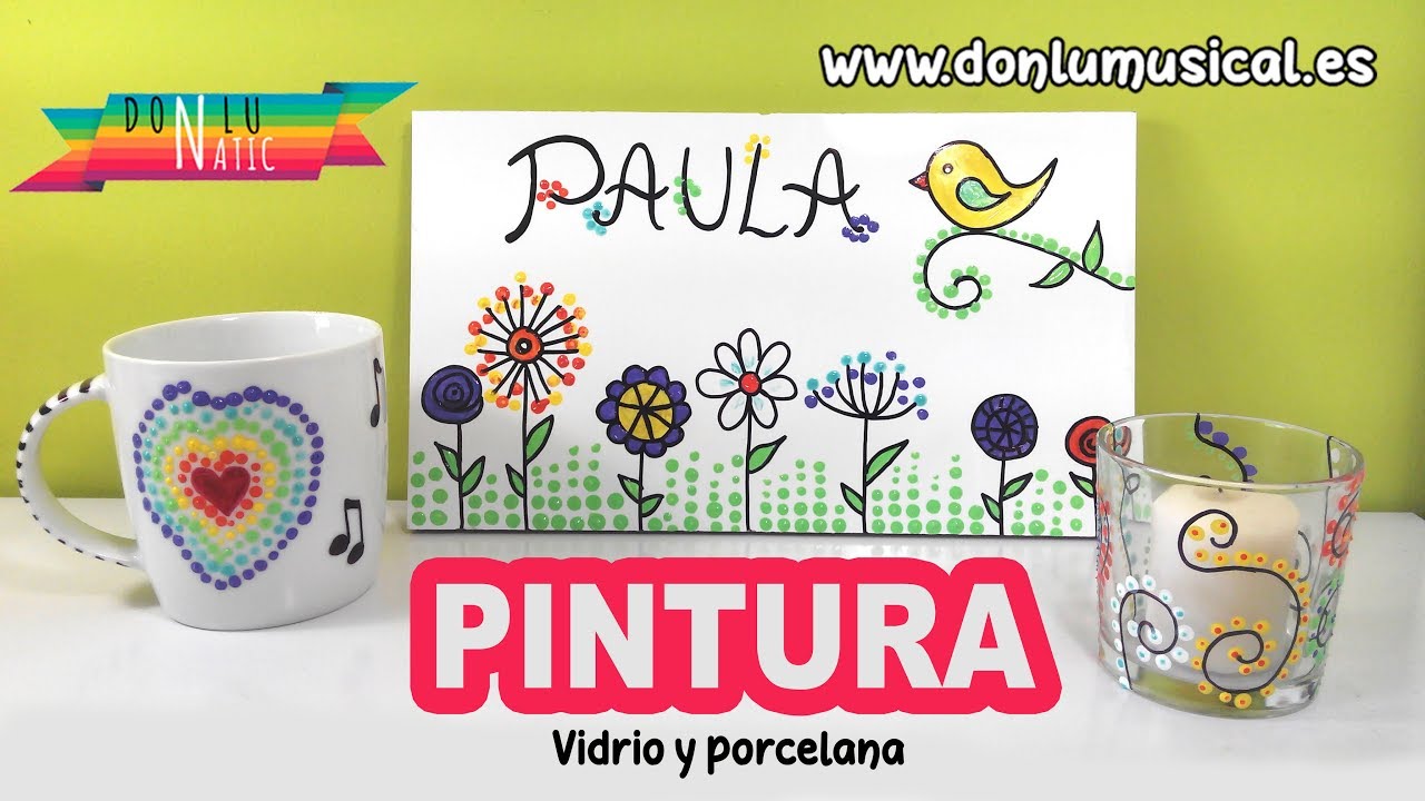 Cómo pintar cristal, porcelana y cerámica paso a paso donlumusical halloween