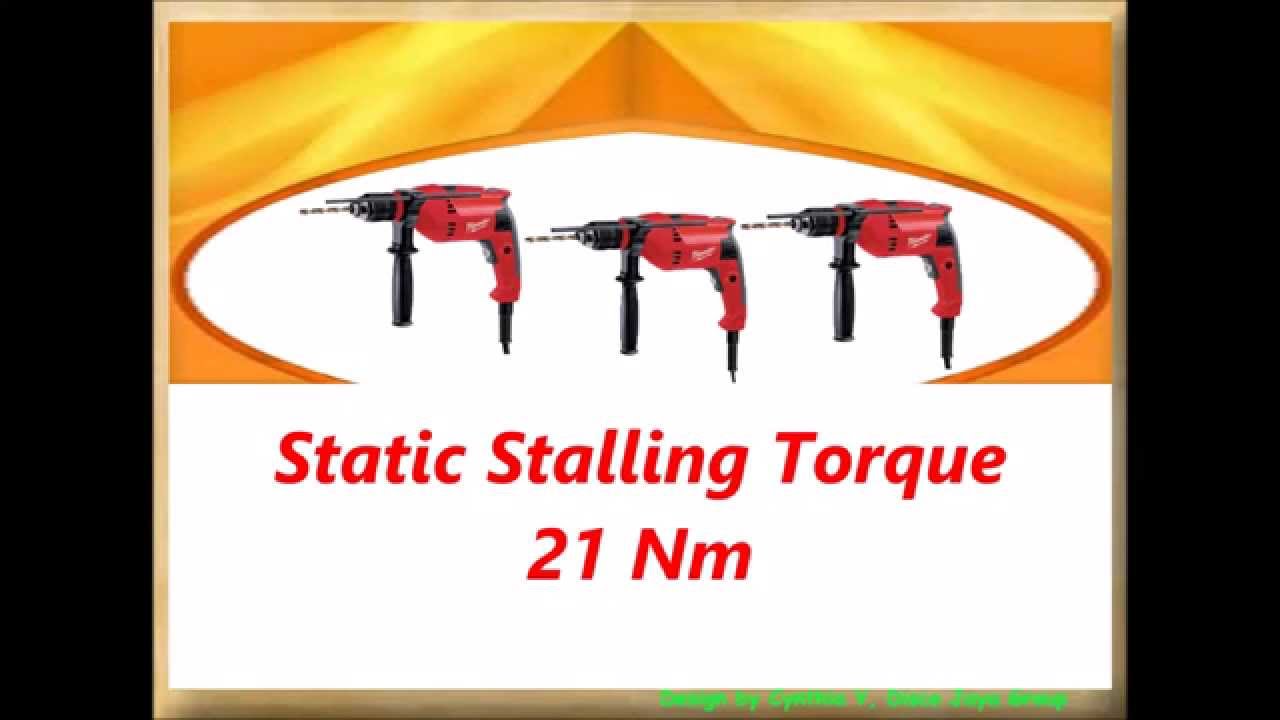 Milwaukee PDE 13 RX Percussion Drill 13 mm 630 W