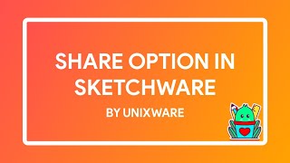 COMMON SHARE OPTION IN SKETCHWARE BY - UNIXWARE