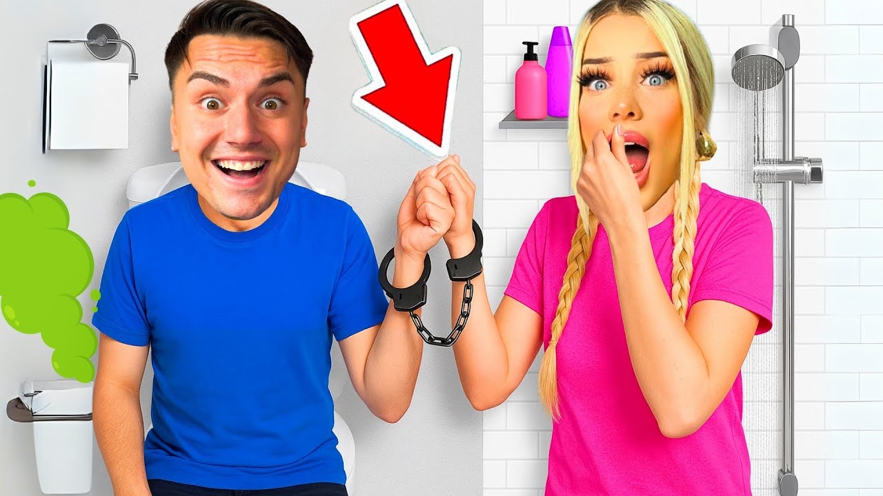 24 STUNDEN angekettet an KLEINEN BRUDER 😳