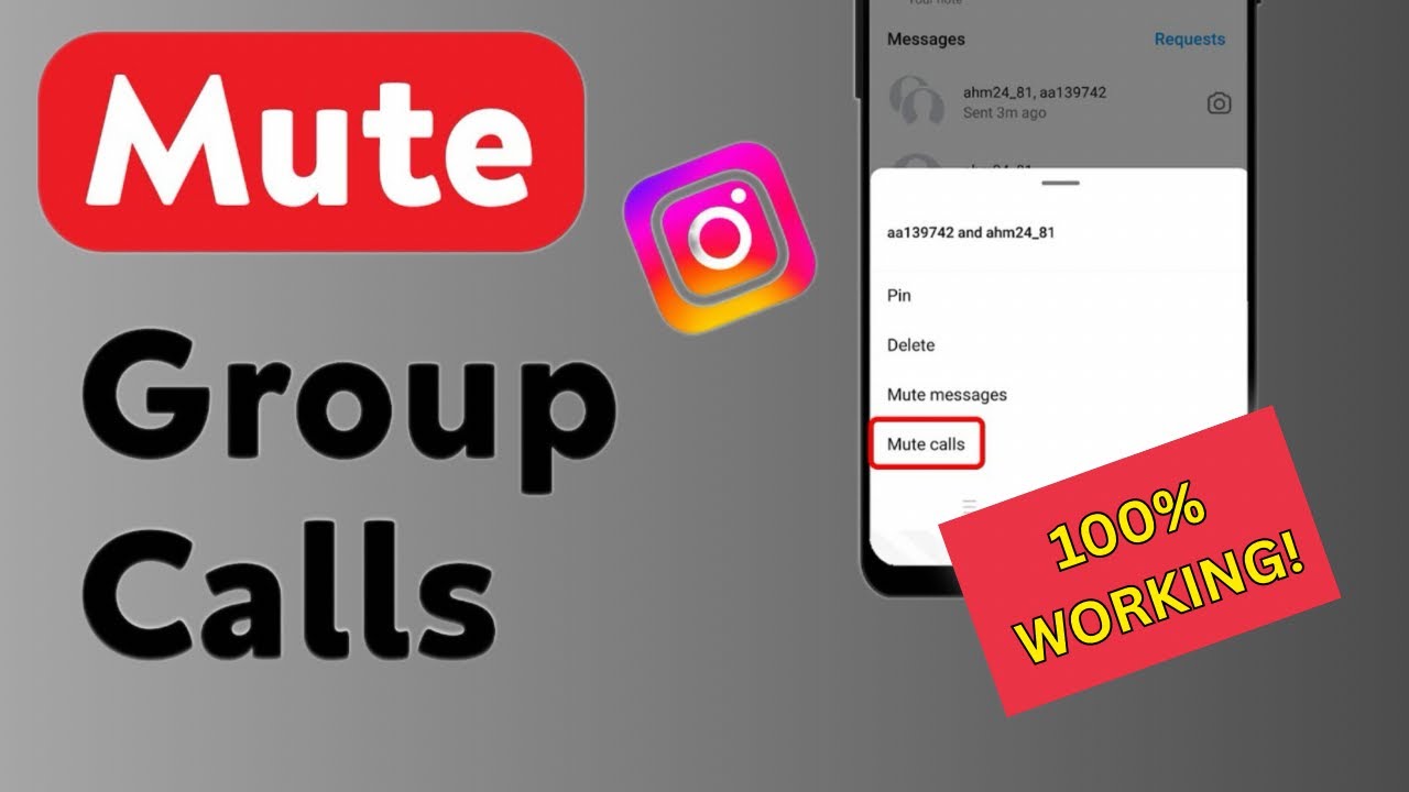 How to Mute Instagram Group Chat Calls | Stop Notifications