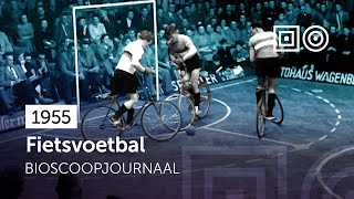 📽️ Fietsvoetbal-wedstrijd Duitsland - Frankrijk #1955
