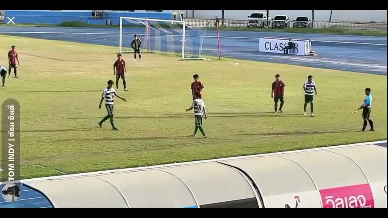 นาทีหมอนทองขึ้นนำลูกที่3ครึ่งแรก