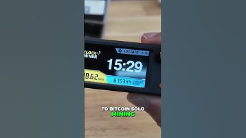 Solo Mine Bitcoin? NerdMiner & Bitaxe Gamma: Cool Miners Explained! #shorts