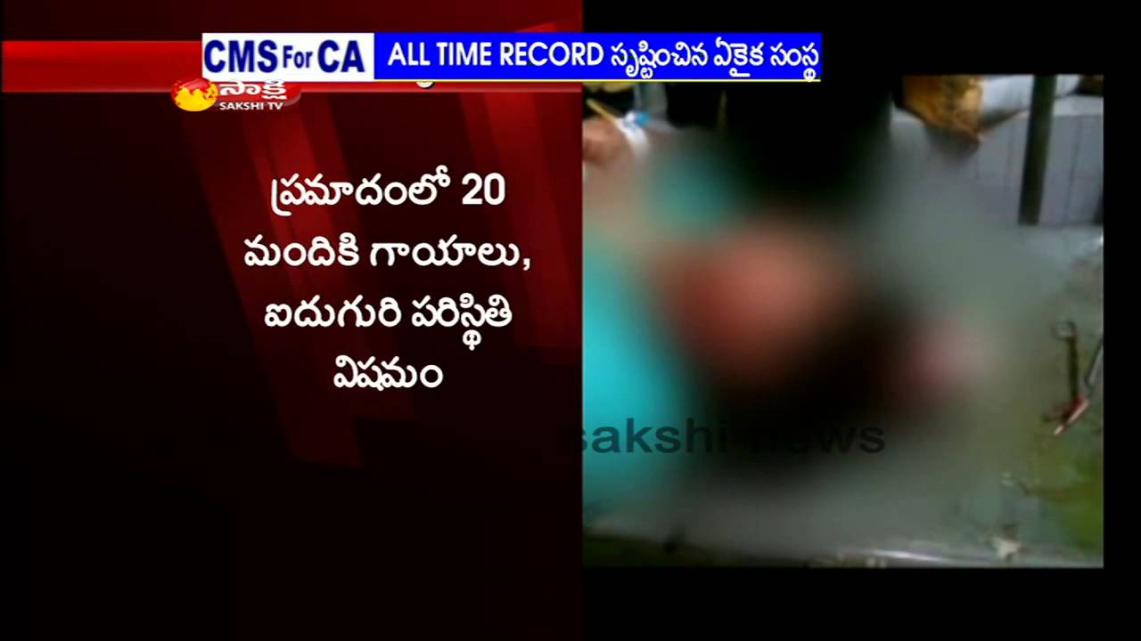 20 injured in bus accident