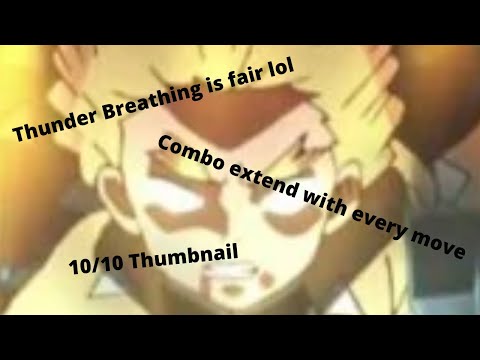 Combo extending with every single Thunder Breathing move | Project Slayers