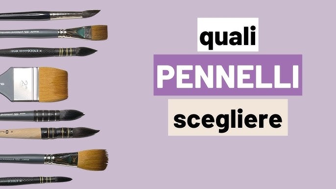 Pennelli per ACQUERELLO BELLISSIMI! (recensione e prova) Arte per Te 