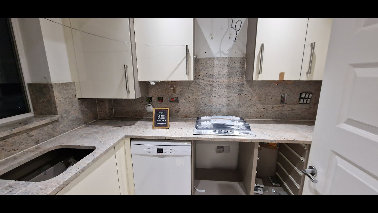 Ivory Fantasy Granite. Nile Stone. Kitchen Worktop Replacement In Enfield.  North London