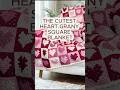 Heart Granny Square Baby Blanket | Easy Crochet Tutorial
