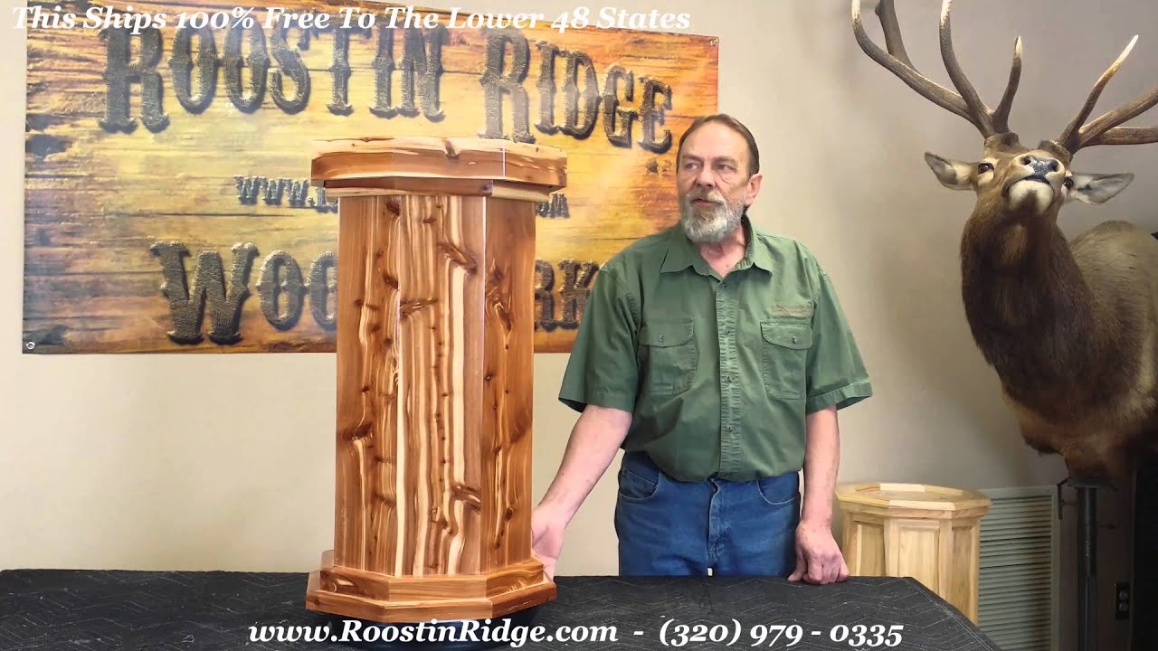 Classic Series Aromatic Cedar Floor Pedestal EXCLUSIVE “Classic
