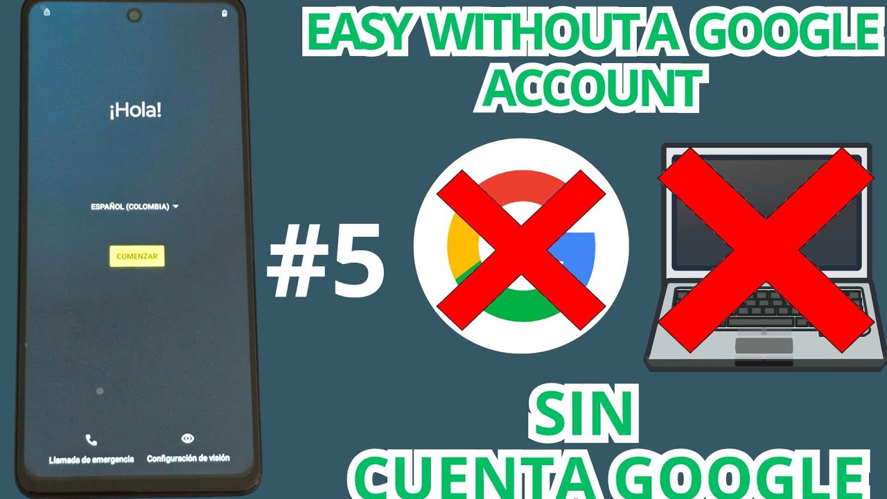 Sin Pc No Talkback Android 14 - Eliminar cuenta google motorola moto ...