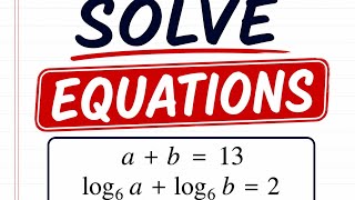 Solving Logarithmic Equations- EX 14E Question 6- A-Level Maths Pure 1 #alevelmaths 