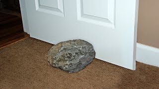 رجل استخدم هذا الحجر لإبقاء بابه مفتوحاً لمدة 30 عاما , حتى أخبره أحد العلماء بأنه ليس حجر بل هو ...