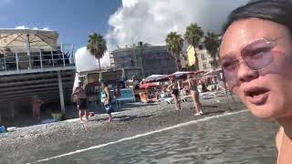 My 1st summer vacation 2022 ( Liguria italia ) with  my friends hard shemale