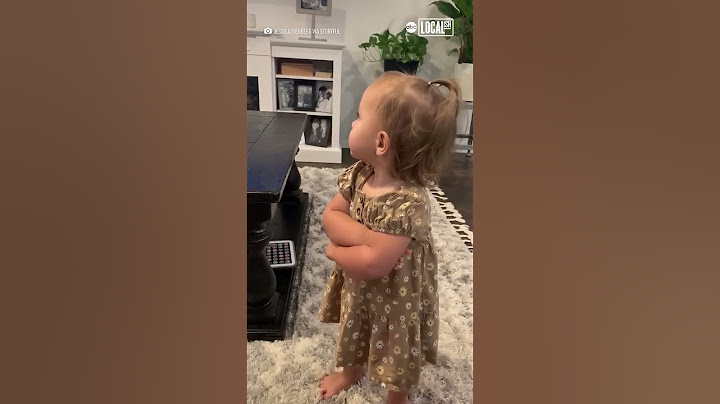 Little girl has entire argument without saying a word