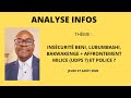 Inscurit  bni bakwakenge lubumbashi  affrontement milice udps et la police