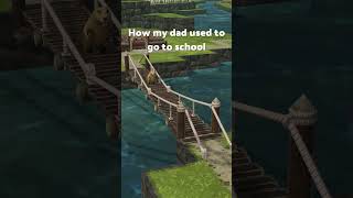 “In the old days, we had to walk to school.”  #shorts  #timberborn #gaming