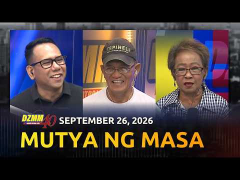 Mutya ng Masa | DZMM Teleradyo (26 September 2026)