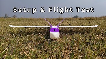 3D Printed V-Tail Pusher RC Plane | Full Electronic Setup & Flight Test!
