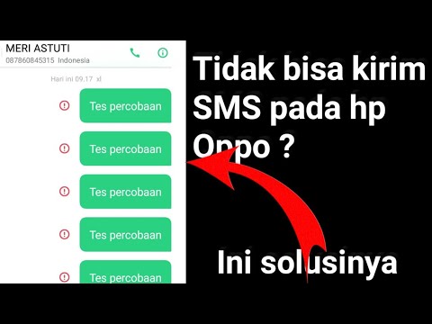 Cara Mengatasi Hp Oppo Tidak Bisa Kirim Sms