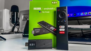 Mecool KD1 TV Stick - Android TV OS - 4K UHD 60fps - MINDER DAN $50