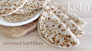 Keto Coconut Tortillas | Vegan