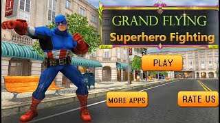 Flying Captain Superhero Fighting 3D | Grand Flying Superhero Fighting - Android GamePlay screenshot 5