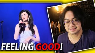 ANGELINA JORDAN - Feeling Good Live Performance | GUITARIST REACTION!!