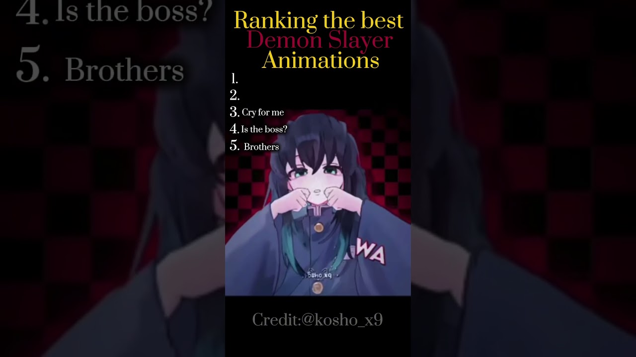 Ranking the best Demon Slayer animations 